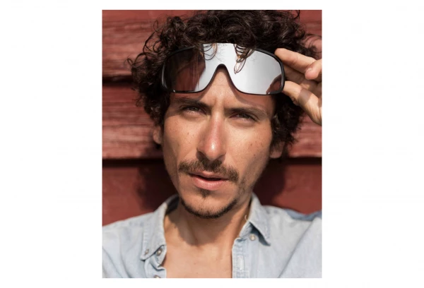 Paire De Lunettes Poc Aspire Clarity Noir Uranium / Miroir Argent Marron Marron / Miroir / Violet – Image 5