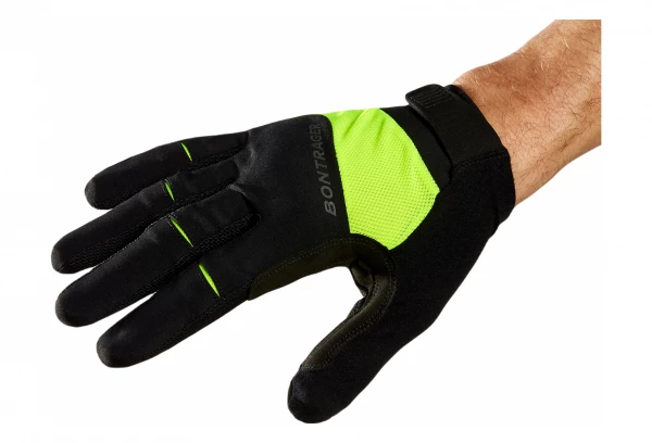 Gants Longs Bontrager Circuit Full-Finger Twin Gel Jaune Noir