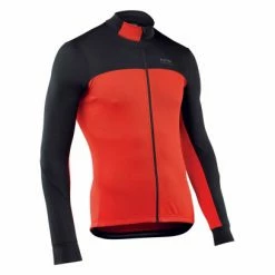 Northwave Maillot Manches Longues Force 2 Rouge Noir
