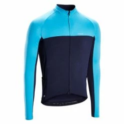 Maillot Manches Longues Triban RC100 Anti-UV Bleu