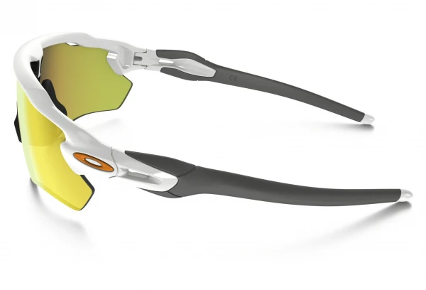 Lunettes OAKLEY RADAR EV PATH Blanc - Jaune Iridium Réf OO9208-16 Gris / Gris – Image 4