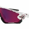 OAKLEY Paire De Lunettes PRIZM ROAD JAWBREAKER White/Prizm Road Ref : OO9290-05 Noir / Violet