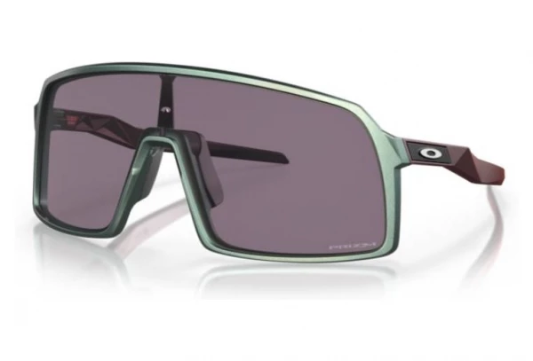 Lunettes Oakley Sutro Verve Matte Silver Blue Colorshift Prizm Grey / Ref : OO9406-9737 Noir / Jaune