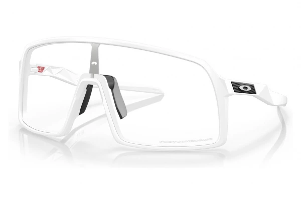 Lunettes Oakley Sutro Verve Matte Silver Blue Colorshift Prizm Grey / Ref : OO9406-9737 Noir / Jaune â Image 3