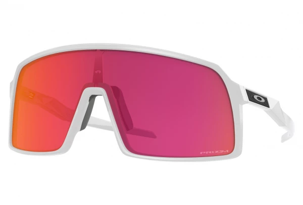 Lunettes Oakley Sutro Verve Matte Silver Blue Colorshift Prizm Grey / Ref : OO9406-9737 Noir / Jaune â Image 4