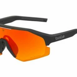 Lunettes De Soleil Bollé Lightshifter Noir Matte - Phantom Marron Red Photochromic Jaune / Noir