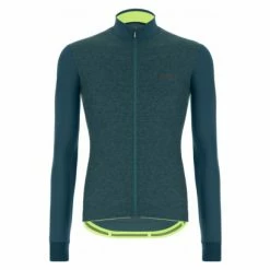 Maillot Manches Longues Santini Colore Puro Bleu / Vert