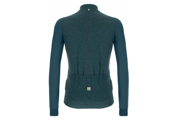 Maillot Manches Longues Santini Colore Puro Bleu / Vert – Image 2
