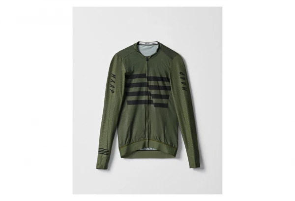 Maillot Manches Longues MAAP Emblem Pro Hex Vert Clair Olive – Image 3