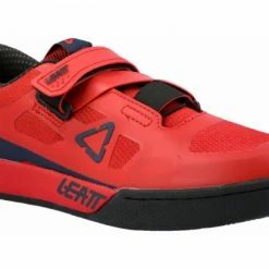Chaussures Leatt 5.0 Clip Rouge Chilli Bleu
