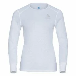 Maillot Manches Longues Femme Odlo Active Warm Eco Blanc