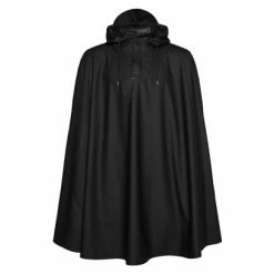 Poncho De Pluie Rains Cape Noir