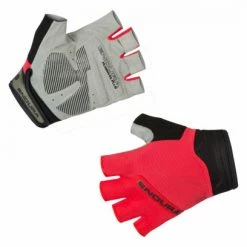 Paire De Gants Courts Enfant Endura Hummvee Plus Rouge Rouge / Noir