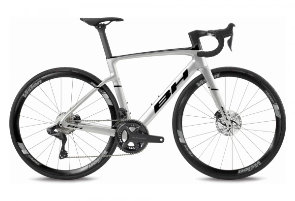 Vélo De Route BH RS1 4.5 Shimano Ultegra Di2 12V 700 Mm Gris / Noir 2022 – Image 2