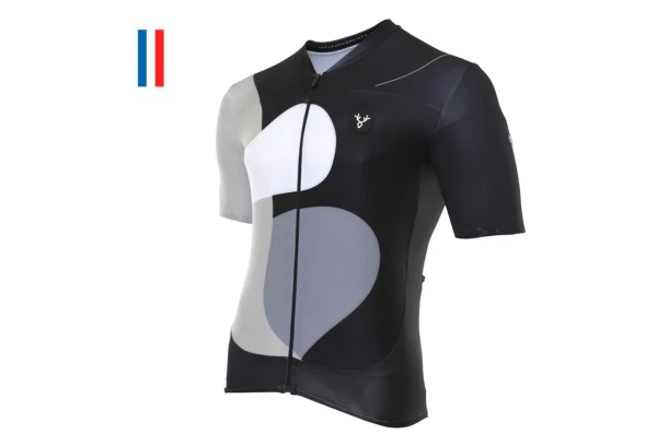 Maillot Manches Courtes LeBram Testanier Bleu Coupe Ajustée Bleu / Blanc – Image 10