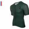 Maillot Manches Courtes LeBram Loze Vert Agave Coupe Aero