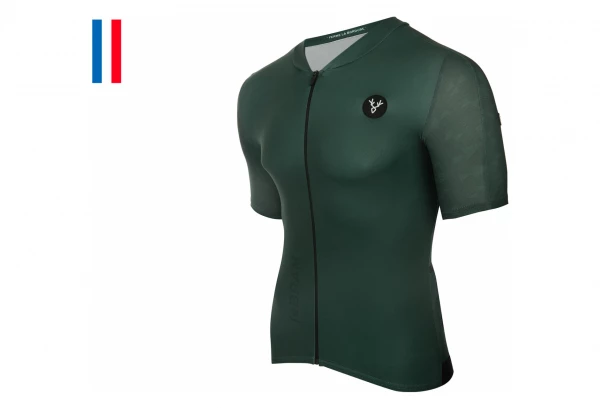 Maillot Manches Courtes LeBram Loze Vert Agave Coupe Aero – Image 12