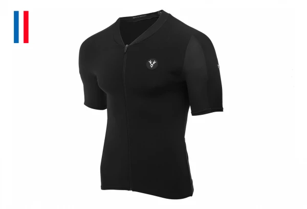 Maillot Manches Courtes LeBram Allos Bleu Coupe Aero – Image 10