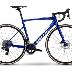Vélo De Route BMC Teammachine SLR Four Sram Rival ETap AXS 12V 700 Mm Blue Brushed 2022
