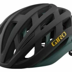 Casque Giro Helios Spherical Mat Warm Noir Vert