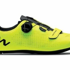 Chaussures Route Northwave Storm Carbon 2 Jaune Fluo Noir Noir / Violet