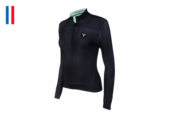 Maillot Manches Longues LeBram Croix Fry Noir / Rose Femme – Image 8