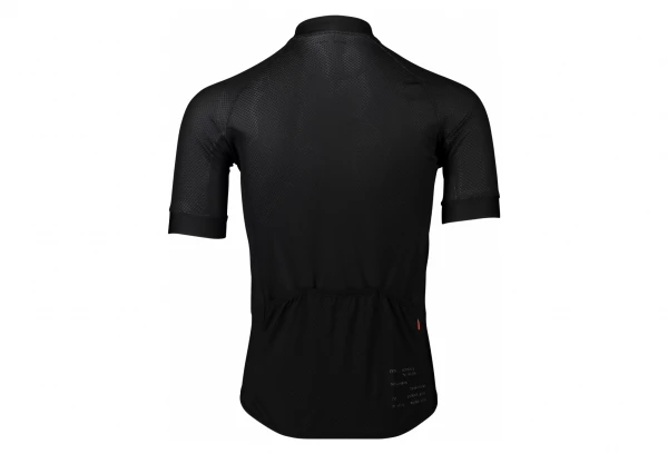 Maillot Manches Courtes Poc Essential Road Logo Noir – Image 2