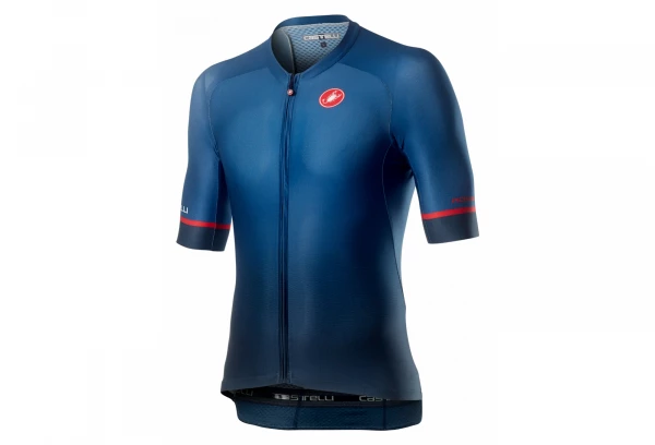 Maillot Manches Courtes Castelli Aero Race 6.0 Bleu Dark Infinity