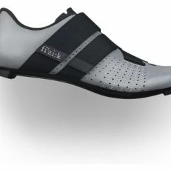 Chaussures Route Fizik Tempo Powerstrap R5 Gris/Reflective Blanc / Noir