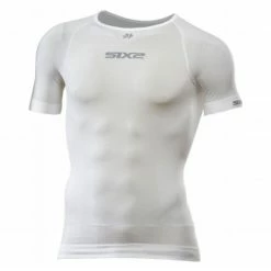 Six2 Sous-Maillot Manches Courtes Sixs TS1L Blanc / Carbone