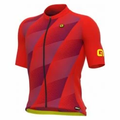 Maillot Manches Courtes Alé Square Rouge
