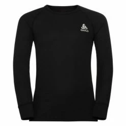 Maillot Manches Longues Enfant Odlo Active Warm Eco Noir