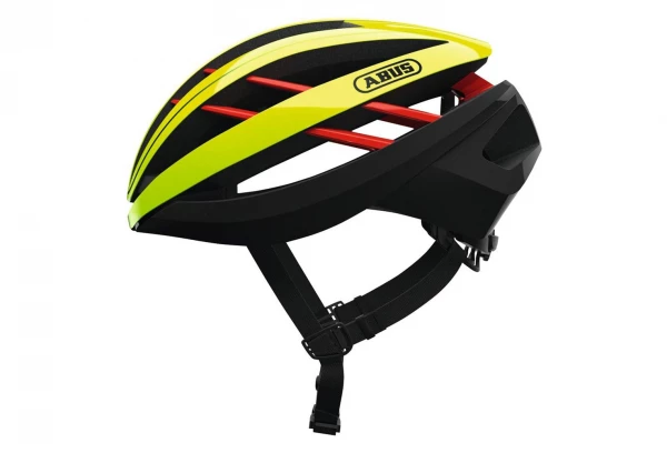 Casque Abus Aventor Jaune Fluo Rouge – Image 8