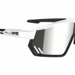 Coffret Lunettes Azr Pro Race RX Blanc / Ecran Miroir Gris + Ecran Transparent Blanc / Gris