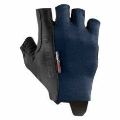 Paire De Gants Castelli Rosso Corsa Espresso Bleu Foncé