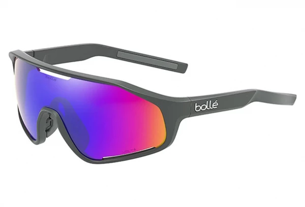 Lunettes Bollé Shifter Volt+ Titane Mat / Violet Rose / Marron