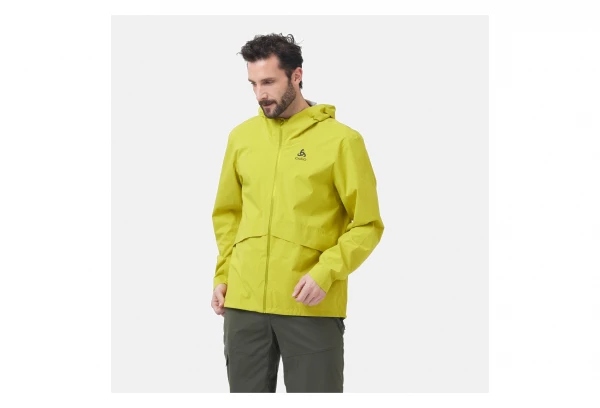 Veste Imperméable Odlo Ride Easy Waterproof Jaune – Image 2