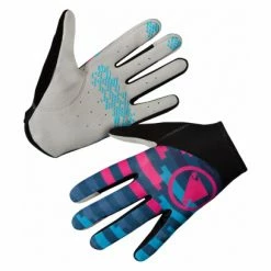 Gants Endura Hummvee Icon Lite Bleu Encre Rouge