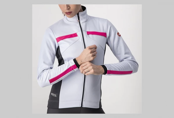 Veste Femme Castelli Dinamica Gris / Rose – Image 2