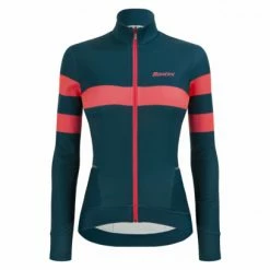 Maillot Manches Longues Femme Santini Colore Bengal Bleu Turquoise