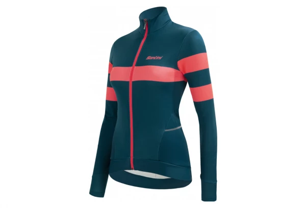 Maillot Manches Longues Femme Santini Colore Bengal Bleu Turquoise – Image 3