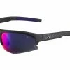 Lunettes Bollé Bolt 2.0 S Volt+ Noir Mat / Violet Noir / Marron