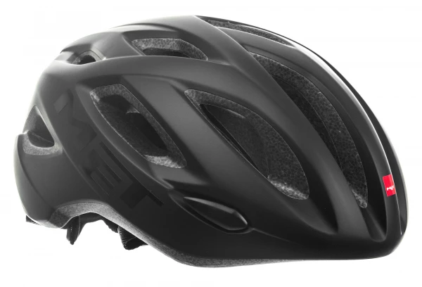 Casque Route Met Idolo Glossy Rouge Noir 2022 â Image 10