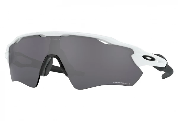Lunettes Oakley Radar Ev Path Polished White / Prizm Black Polarized / Ref. OO9208-9438 Noir / Vert / Violet