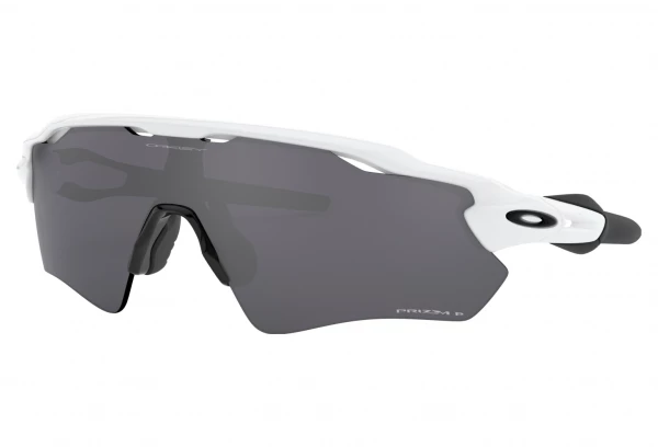 Lunettes Oakley Radar Ev Path Polished White / Prizm Black Polarized / Ref. OO9208-9438 Noir / Vert / Violet – Image 3