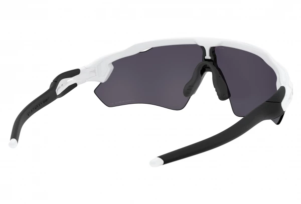Lunettes Oakley Radar Ev Path Polished White / Prizm Black Polarized / Ref. OO9208-9438 Noir / Vert / Violet – Image 8