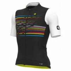 Maillot Manches Courtes Alé Logo Noir