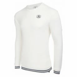 Sweatshirt LeBram Ecusson Marshmallow / Blanc