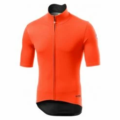 Veste Coupe-Vent Manches Courtes Castelli Perfetto RoS Light Orange