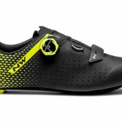 Chaussures Northwave CORE PLUS 2 Noir/Jaune Fluo Blanc / Noir